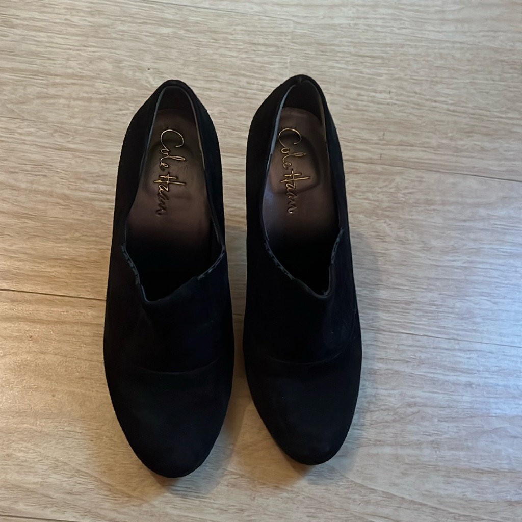 Cole Haan Air Talia Black Suede Bootie Size 7
